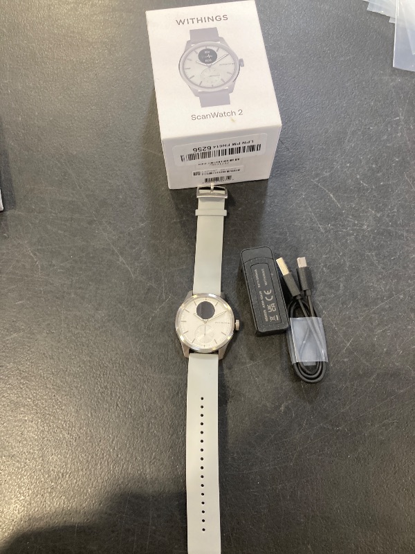 Photo 1 of WITHINGS ScanWatch 2 - Hybrid Smart Watch, Heart Rate Monitoring, Fitness Tracker, Cycle Tracker, Sleep Monitoring, GPS Tracker, 30-Day Battery Life, Android & Apple Compatible, HSA/FSA
