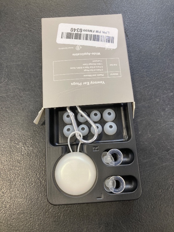 Photo 1 of Yawsoy Reusable Ear Plugs, Low-/Mid-Level Noise Reduction Earplugs with Clear Speech for Conversation, Work, Social Gatherings & Noise Sensitivity, 15-18 dB (SNR), 6 Pair Ear Tips in S/M/L, Clear
