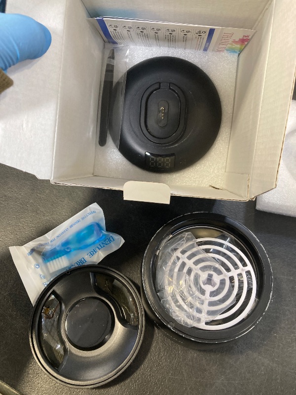 Photo 1 of 2025 Ultrasonic Retainer Cleaner for Dentures & Aligner, Durable Removable Base and Top Cover, Denture Cleaner Machine with 4 Modes for Mouth Guards, Jewelry, Rings, etc (Black)