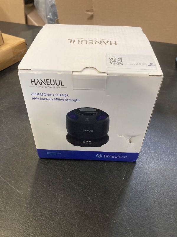 Photo 1 of 2025 Ultrasonic Retainer Cleaner for Dentures & Aligner, Durable Removable Base and Top Cover, Denture Cleaner Machine with 4 Modes for Mouth Guards, Jewelry, Rings, etc (Black)