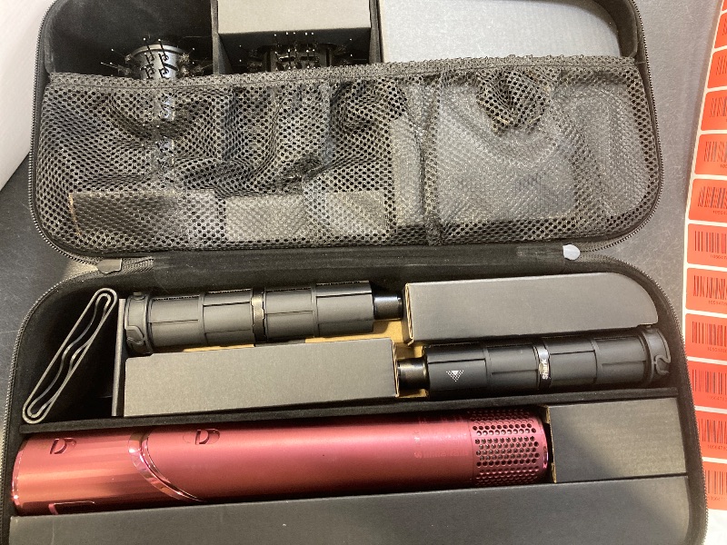 Photo 1 of Shark FlexStyle Air Styling & Drying System, Powerful Hair Dryer Brush & Multi-Styler with Auto-Wrap Curlers, Diffuser, Paddle Brush, Round Brush, Concentrator Attachment, Black Cherry, HD457CR