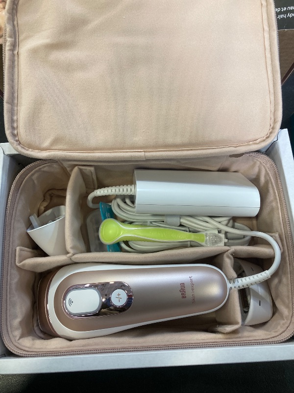 Photo 1 of Braun Smart IPL, Skin i·Expert Pro 7: at Home Laser Hair Removal for Women and Men, Permanent Visible Hair Reduction, with Free App, Vanity Case, Venus Razor, 2 Smart Heads, Facial Trimmer, IPL7219