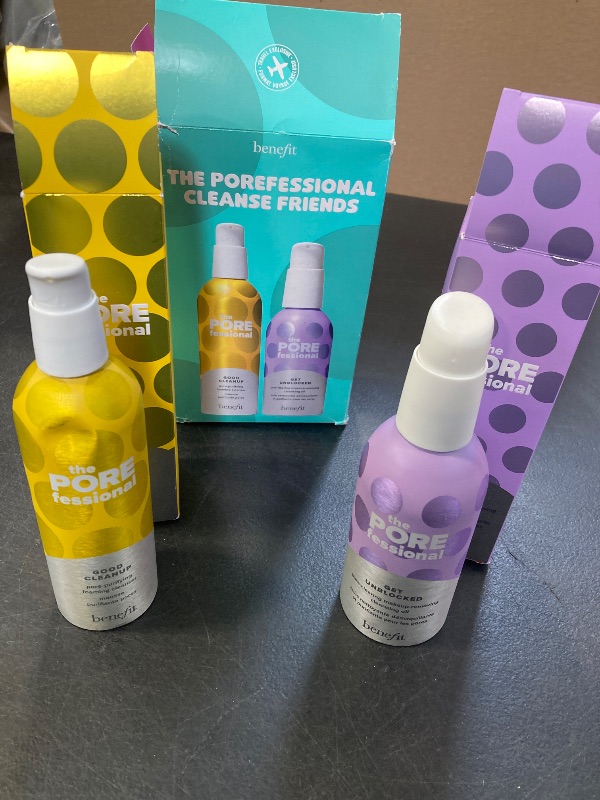 Photo 1 of Benefit The Porefessional Cleanse Friends 2-Piece Set, (5.0 Ounce Good Cleanup + 5.0 Ounce Get Unblocked)
