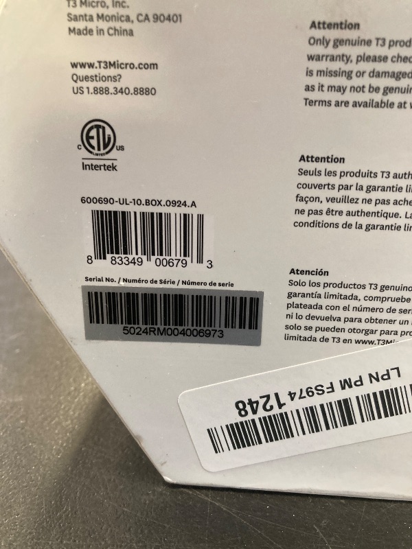 Photo 1 of T3 Aire 360 Multi-Styler & Blowout System, Rapid Drying Hair Dryer, Ceramic Curling Attachments, Oval Brush & Drying Concentrator | Blowouts & Long-Lasting Curls | 1800 watts