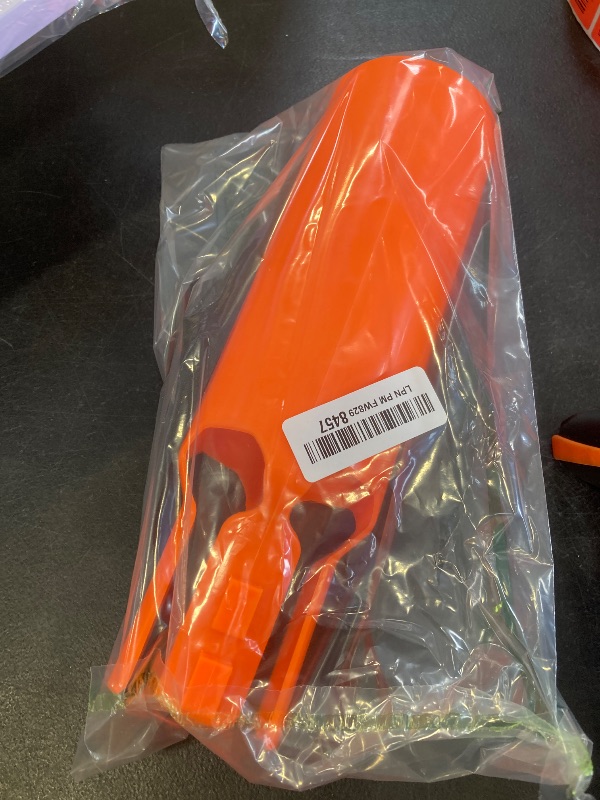 Photo 1 of Leaf Blower Air Booster, Air Flow Booster for Blower, Turbo Nozzle Extension Boosts Speed & Power for Yard, Lawn, and Driveway Cleanup (Orange)