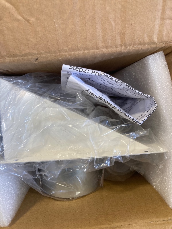 Photo 1 of 3 Inch Dryer Vent Cover Outside,Metal Exterior Vent Cover with Screen and Cushioned Flap,Outdoor Dryer Vent Hood Outlet Exhaust Vent Cover Air Wall Vent Cover for House Laundry Range Hood AC-White