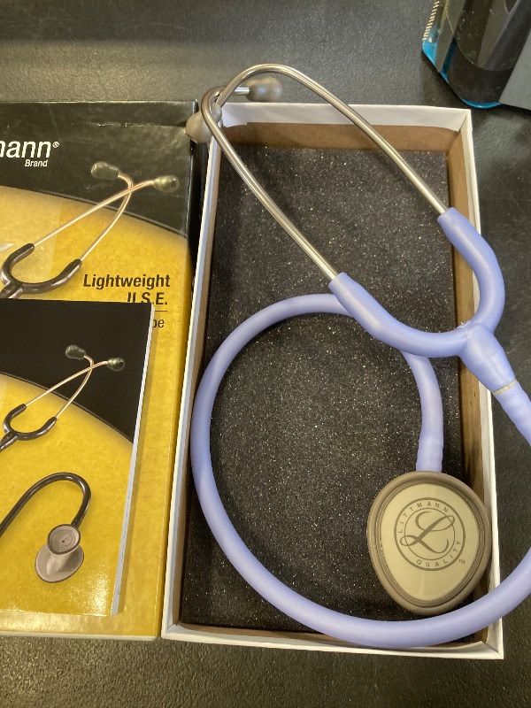 Photo 1 of 3M Littmann Lightweight II S.E. Stethoscope 2454, 28" Ceil Blue Tube