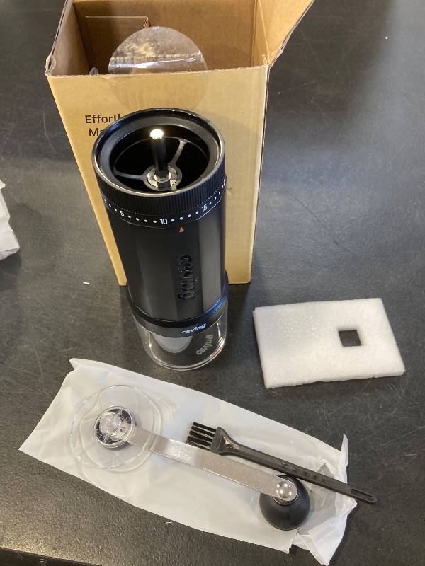 Photo 1 of World's First 60g Large Capacity Manual Coffee Grinder, Portable Hand Coffee Bean Mill with 40 Adjustable Settings, Ceramic Conical Burr Grinder for Espresso, Pour Over, Camping, Travel, Gift, etc