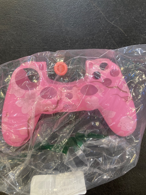 Photo 1 of RALAN Pink Controller Skins for PS4, Silicone Controller Cover Skin Protector Compatible with PS4 Slim/PS4 Pro Controller (Pink Pro Thumb Grip x 6,Skull Cap Grip x 2)(Camouflage Pink+White Pink