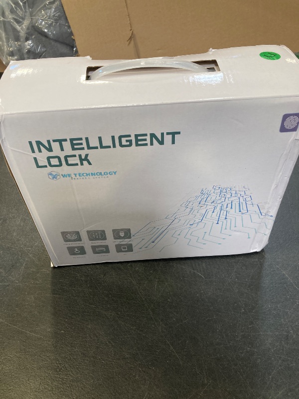 Photo 1 of smart latch double gate lock, electronic gate latch for outdoor fence, waterproof keyless smart rim lock, electric double sided keypad locks, Fingerprint, Passcode, Key, IC Card, Tuya App