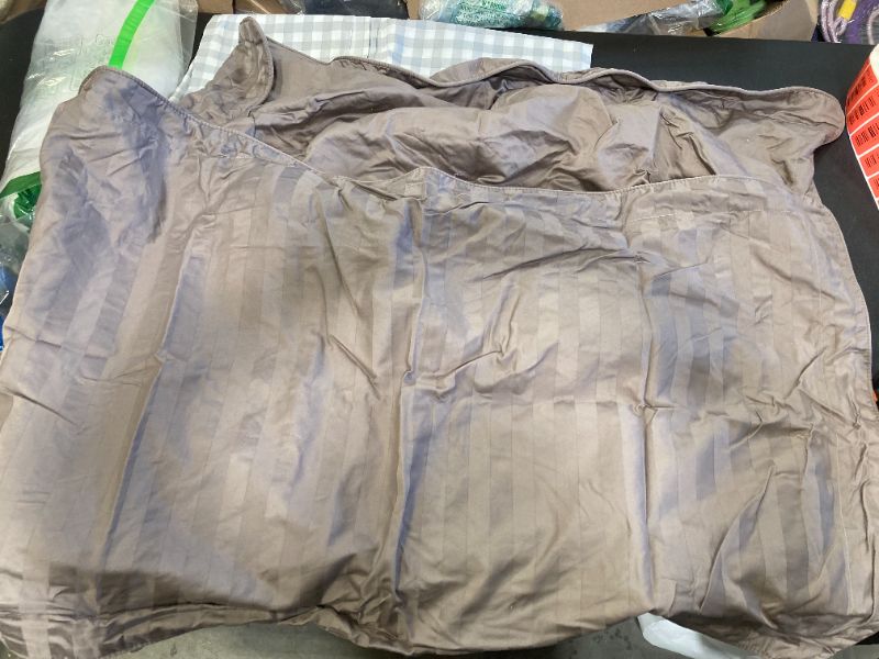 Photo 1 of 2 PILLOW COVERS AND 1 KING FLAT SHEET