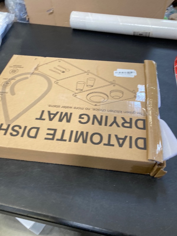 Photo 1 of 3Pcs Nesting Stone Drying Mat for Kitchen Counter, Quick Drying Stone Dish Drying Mat with Non-Slip Feet, Super Absorbent Heat Resistant Diatomaceous Earth Dish Drying Mat for Dishes, Bottles-Curve