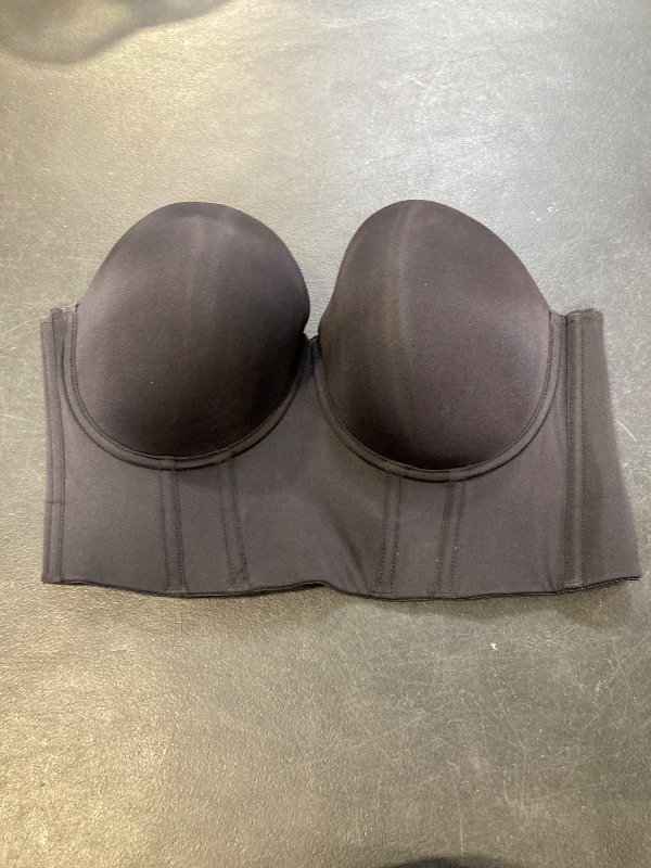 Photo 1 of 38DDD-Women's Longline Strapless Full Figure Underwire Corset Bustier Bra