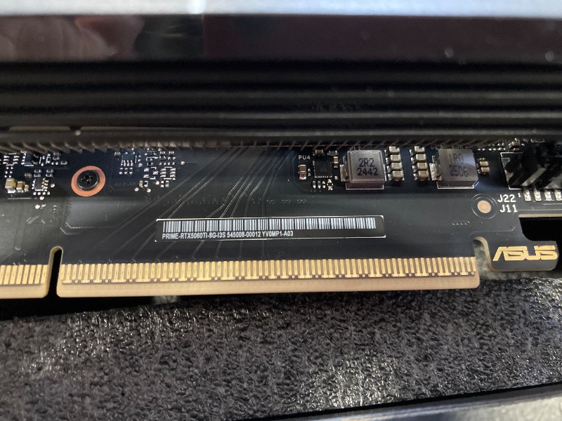 Photo 1 of ASUS ROG Astral GeForce RTX™ 5080 OC Edition Graphics Card, NVIDIA (PCIe® 5.0, 16GB GDDR7, HDMI®/DP 2.1, 3.8-Slot, 4-Fan Design, Axial-tech Fans, Patented Vapor Chamber, Phase-Change GPU Thermal Pad)