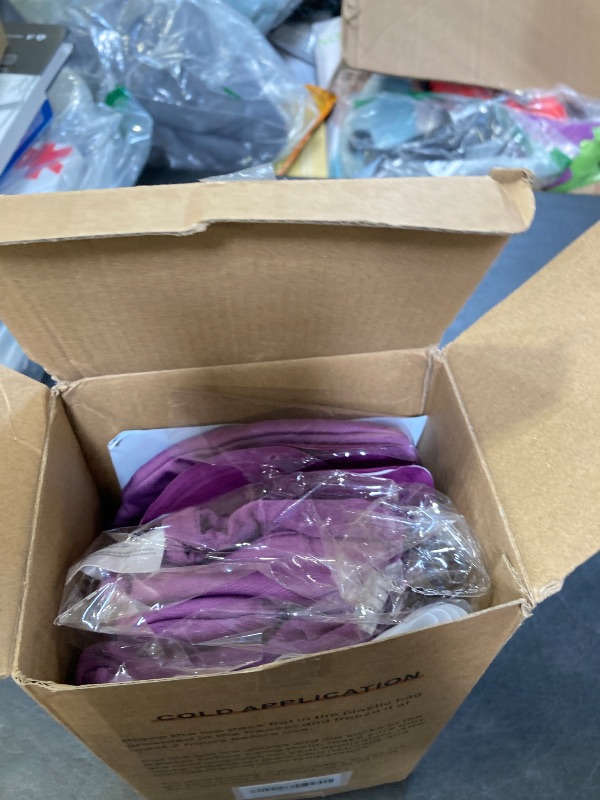 Photo 1 of SuzziPad Cold Socks & Hand Ice Pack, Cooling Gloves for Chemotherapy, Chemo Care Package for Women and Men, S/M, Purple