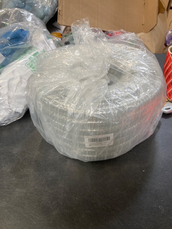 Photo 1 of 5/8"id-50ft PVC Reinforced Tubing Steel Wire Suction Flexible Hose Vinyl Tubing Heavy Duty PVC Vacuum Hose Drain Fuel Oil Gas Water for Marine Bilge Pump Pond Spa