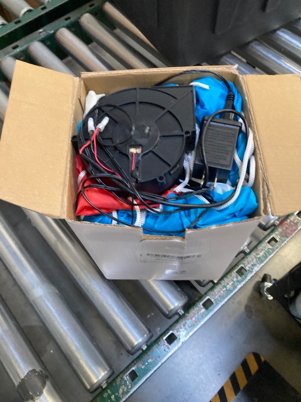 Photo 1 of 12FT Giant Christmas Inflatables Decoration Dinosaur Built-in Bright LED Lights & Extra Strong Blower Blow Up Yard Decoration Blowups with Large Huge Xmas Wreath Hat for Holiday Party Xmas New Year