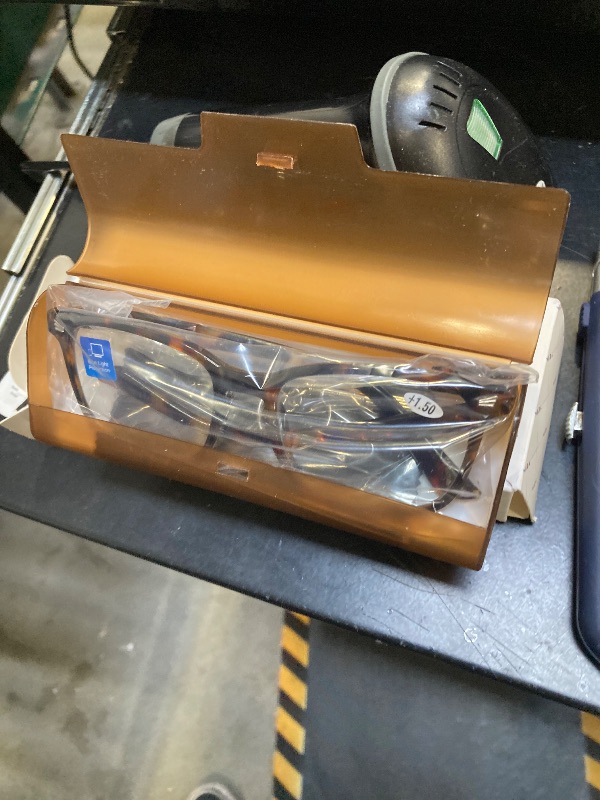 Photo 1 of YEIN Progressive Multifocus Reading Glasses, Spring Hinge Blue Light Blocking Glasses for Women Men, No Line Multifocal Readers with Clear Lenses (+0.00/+1.50 magnification)