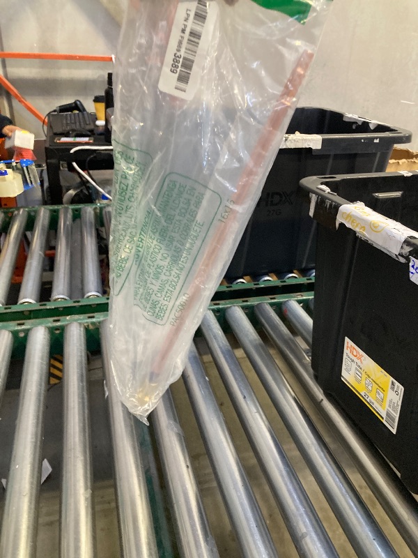 Photo 1 of 123-0094 14" Replacement Stem for 10" Frost-Proof Wall Hydrant, Compatible with Mansfield Old-Style 500 Series – Full-Turn 360° Stem with Left/Right Graphite Packing for 578-10/590-10 Repair