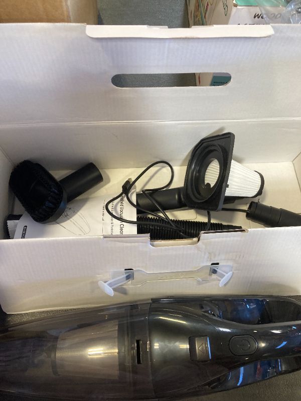 Photo 1 of * PARTS ONLY * Upbooz Handheld Vacuum Cordless Rechargeable Portable Car Vacuum, 7500Pa Powerful Suction Mini Hand Held Vacuum, 670ML Cup Lightweight Small Vacuum Cleaner for Car/Office/Home, Pet Hair