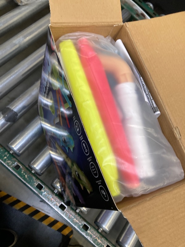 Photo 1 of 3 in 1 Dinosaur Rocket Launcher Musical Jump Toss Ring Game and Stomping Toys for Kids Outdoor with Remote Control, Indoor Outside Toy for Boys Girls 3-13 Toys for Ages 5 6 7 8 9 10 11 Birthday Gifts