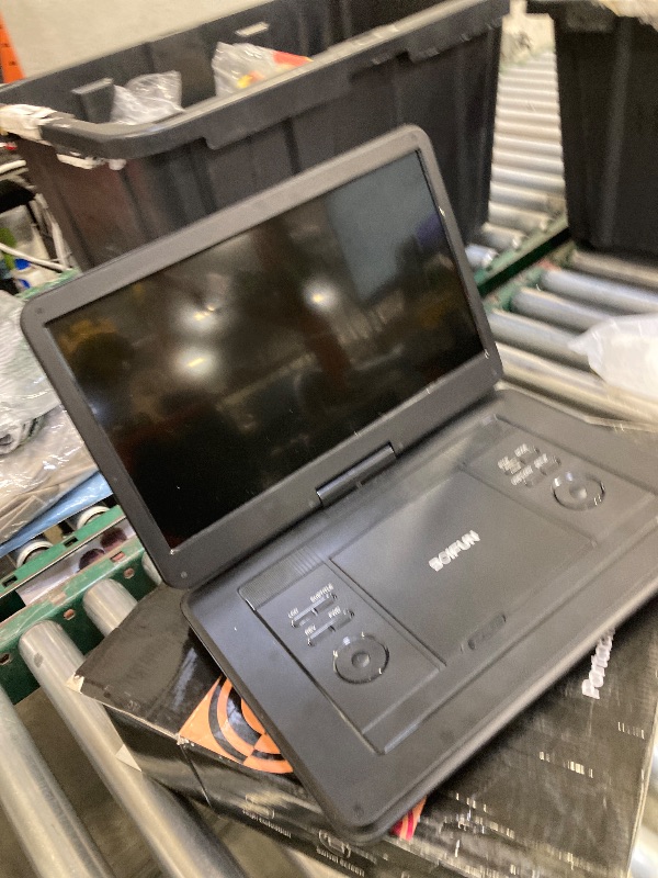 Photo 1 of 17.5" Portable DVD Player with 15.6" Large HD Screen, 6 Hours Rechargeable Battery, Support USB/SD Card/Sync TV and Multiple Disc Formats, High Volume Speaker, Black