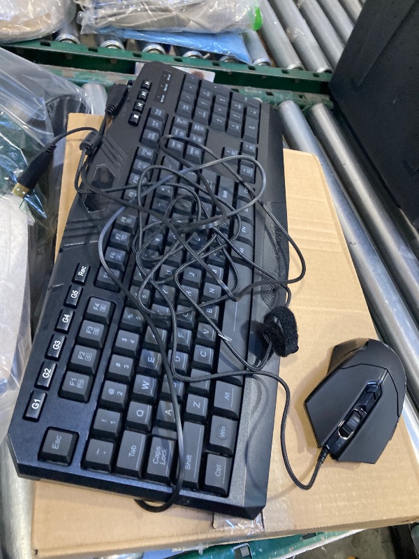 Photo 1 of Redragon S101-3 PRO Gaming Keyboard and Mouse, RGB Backlit Programmable Keyboard Mouse with Software, Independent Macro Record Keys, Value Combo Set, New Update Version