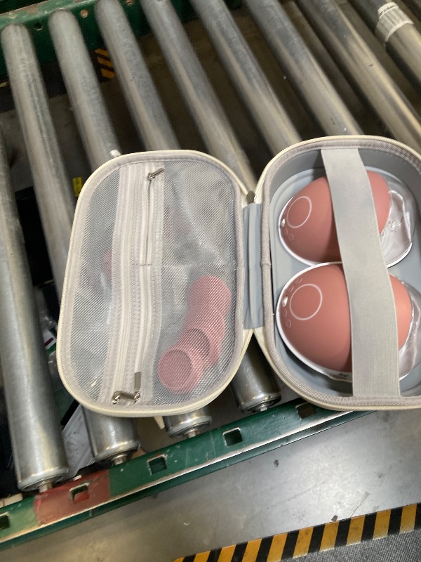 Photo 1 of Momcozy Wearable Breast Pump, Hands Free Upgraded Mobile Flow | M9, App Discreet Control with Personalized Multi-Modes & 15 Levels, Wearable Breast Pump 24mm, 2 Pack Cozy Red