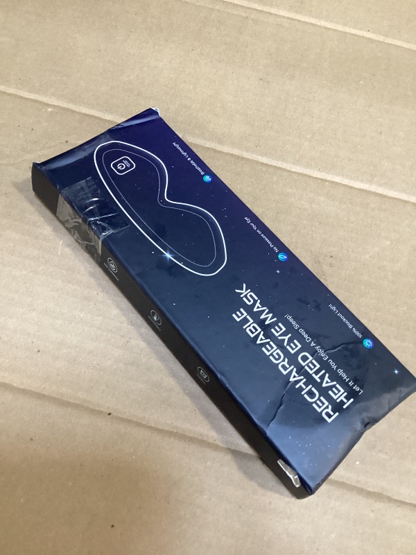 Photo 1 of Heated Eye Mask, Mutilplx Cordless Heated Eye Masks for Dry Eyes, Washable Warm Eye Compress Eye Heating Pad for Eye Relief Stye Treatment Improved Sleep Travel (Black)