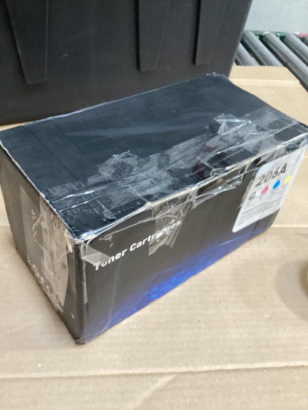 Photo 1 of 206A Toner Cartridges 4 Pack Pro MFP M283fdw M283cdw Compatible with HP 206A 206X HP206A W2110A Toner Cartridges Set(with Chip) for Color LaserJet Pro MFP M283cdw M283fdw M255dw M255nw Printer