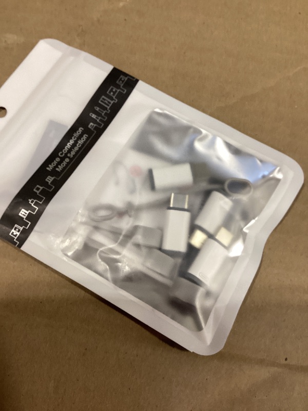 Photo 1 of 4 Pack Lightning to USB C Adapter for iPhone 15/16/17/17 Pro Max/Plus,Samsung S25,Support Charging & Data Transfer,Type C Charger Connector Cable,Lightning Female to USB C Male Adapter,Not for Audio