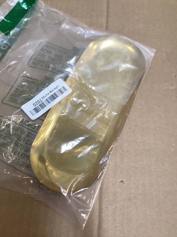 Photo 1 of 1 Pcs Gold Trinket Tray Oval Stainless Steel Small Serving Trays Towel Storage Dish Plate Tea Fruit Trays Jewelry Plate Decorative Storage Tray (Gold 1pcs, 9 x 3.8 Inch)