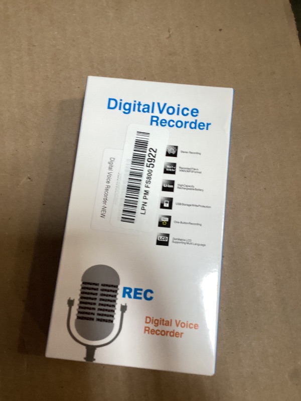 Photo 1 of 72GB Digital Voice Recorder, Audio Recorder with 25H Battery Life, Playback & Voice Activation Recording Device, Voice Activated Recorder with AI Noise Reduction for Lectures/Meetings/Interviews