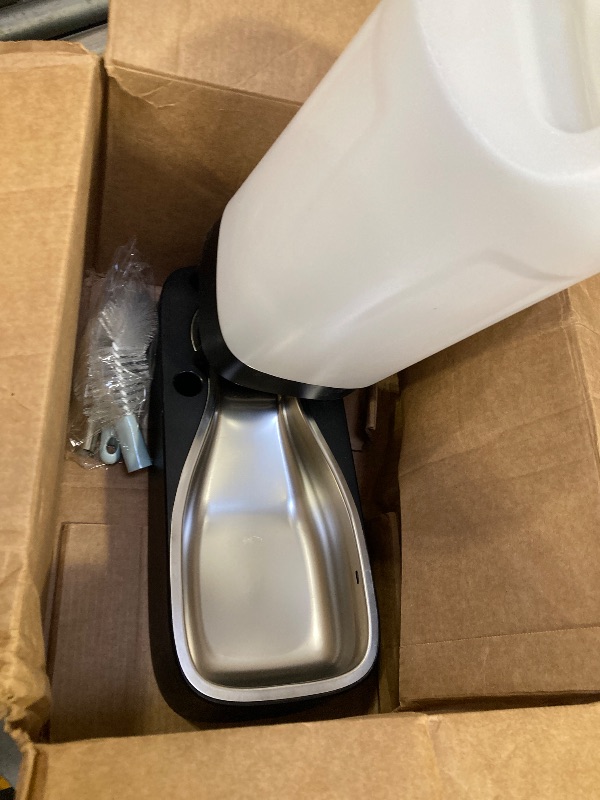 Photo 1 of Automatic Dog Water Bowl Dispenser - 2.4 Gallon Gravity Pet Water Dispenser with 304 Stainless Steel Bowl, Dog Auto Feeders Bowls Self Waterer, Easy-Carry Handle for Large Dogs & Cats, Multi-Pet Home