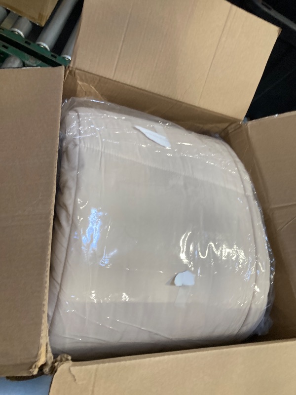 Photo 1 of Bedsure Comforter Duvet Insert - Quilted Comforters Queen Size, All Season Duvet, GentleSoft Down Alternative Bedding, with 8 Tabs, Gifts for Women/Men, Linen, Queen 88 x 88 Inches