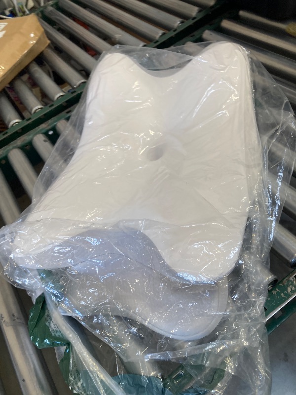 Photo 1 of Cervical Neck Pillow for Pain Relief - Ergonomic Side Sleeper Pillow for Neck Support, Contour Pillow for Bed Sleeping, Cooling Memory Foam Pillows Orthopedic Pillow for Back Stomach Sleepers