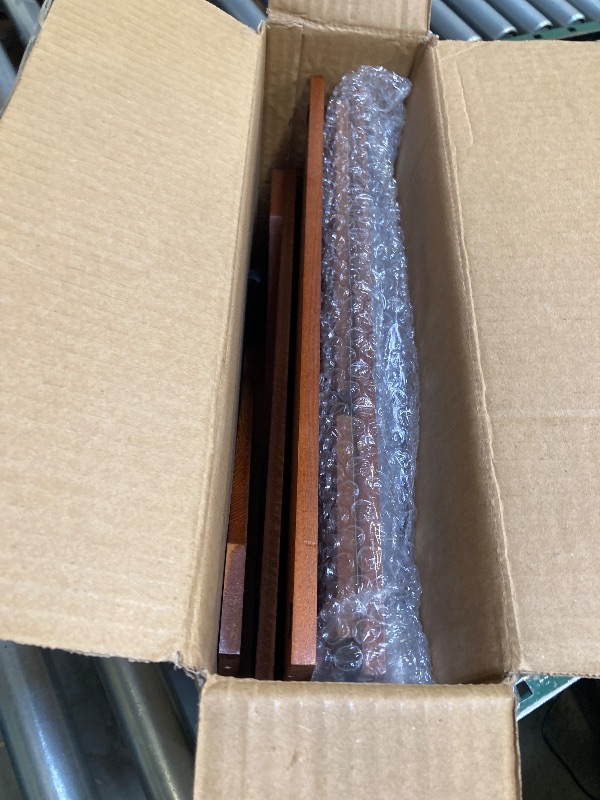 Photo 1 of 2 Pack Wood Vinyl Record Storage, Retro & Durable Vinyl Crate and Record Holder, Album Storage Record Case Box for 120+ Records, Perfect Record Organizer for Home Decor and Collection Display(Brown)