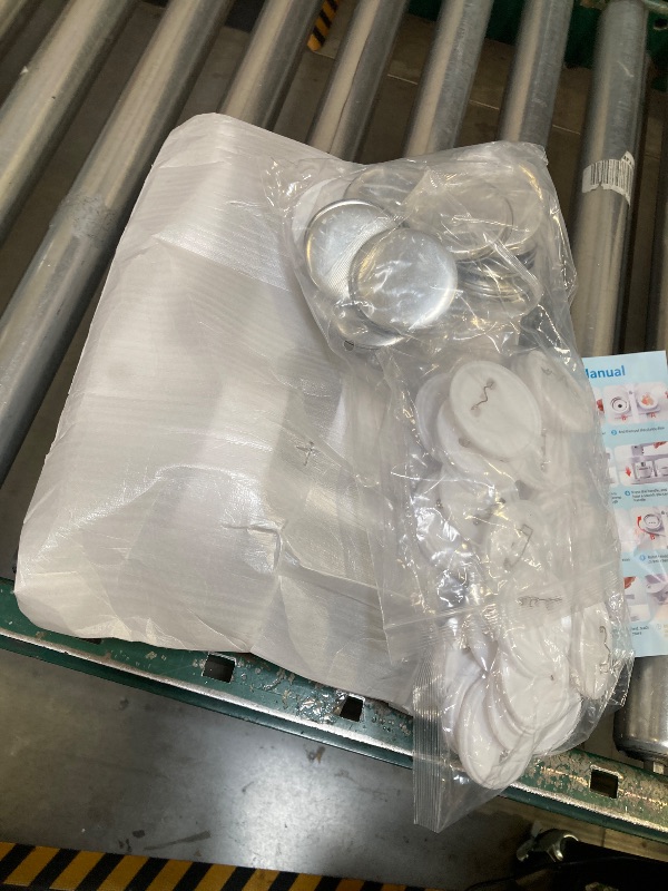 Photo 1 of 2026-Button Maker Machine 58mm, Professional Badge Making Kit with 50 Parts, No Installation DIY Badge Maker, Pin Press Machine, Kids Craft Kit for Crafts, Schools