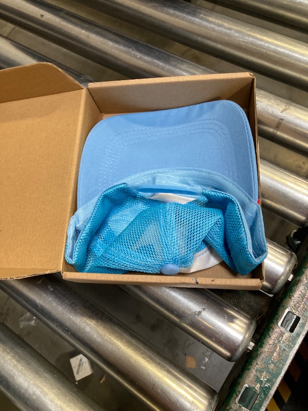 Photo 1 of A&C Hero Blue Mesh Hats Trucker Hat Snapback Thinking Canvas Cap for Women Men