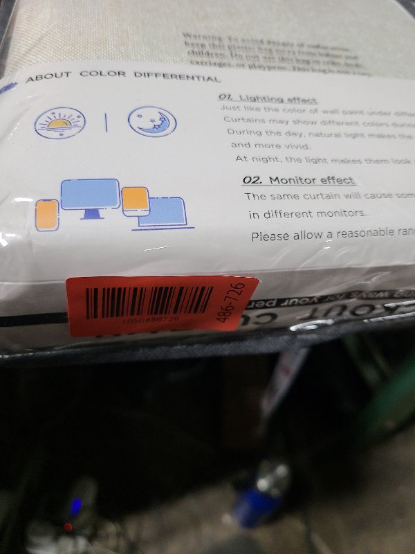 Photo 1 of 100% Blackout Shield Linen Blackout Curtains for Bedroom 84 Inches Long, Back Tab/Rod Pocket Living Room Drapes, Thermal Insulated Blackout Curtains 2 Panels Set, 50" W x 84" L, Cream