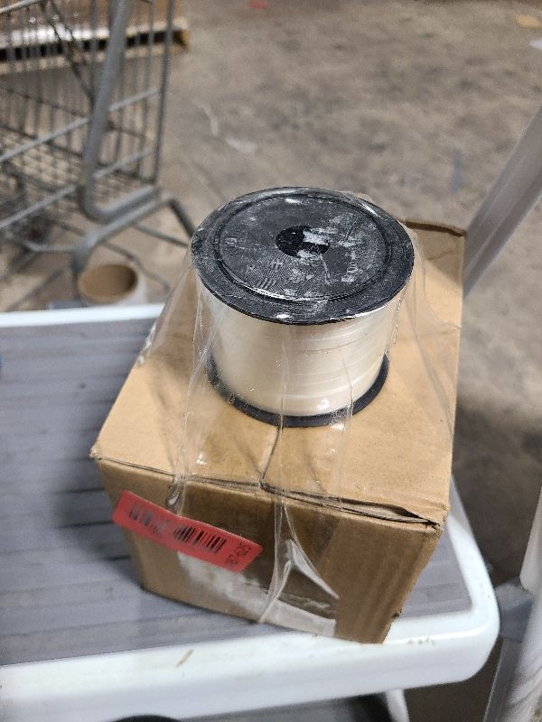 Photo 1 of 24 PCS Balloon Weights Metallic Anchor, Balloon Holder Heavy Weights with 1 Roll Iridescent Crimped Ribbon for Balloons Table Party Favor Birthday Decor(White)