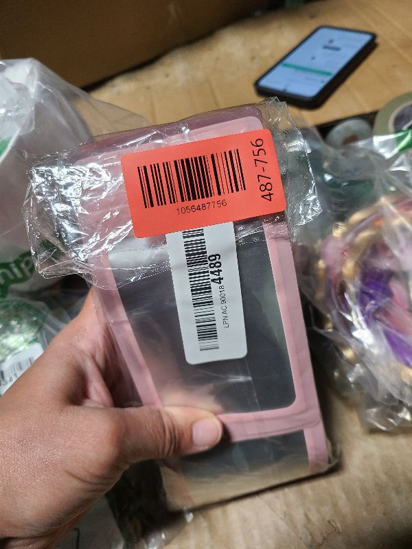 Photo 1 of 100 Pack Resealable Plastic Bags for Food Storage, Zipper Bags with Clear Front Window, Packaging Pouch for Small Business (Pink, 3.2x5.5 inch)