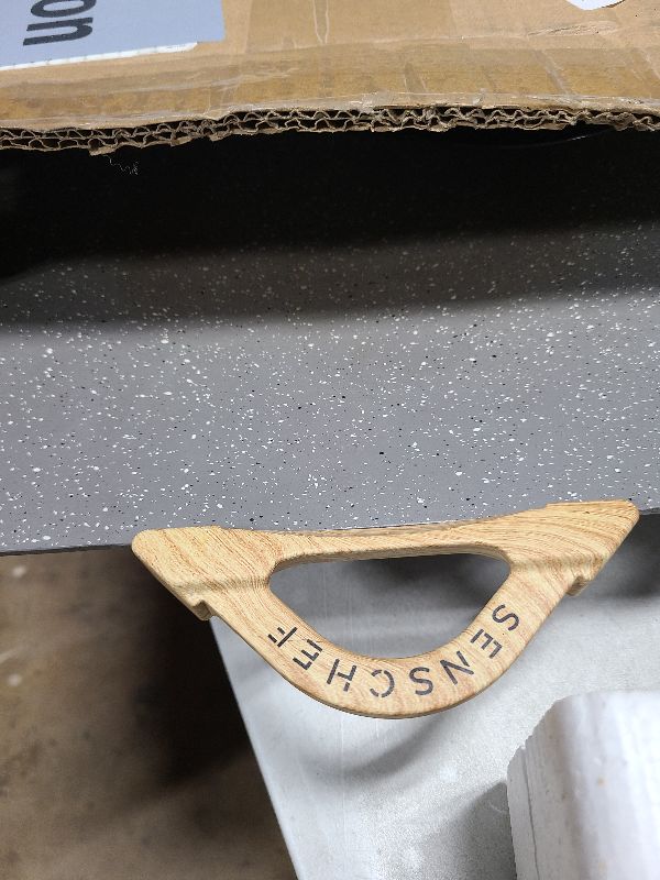 Photo 1 of 12x20inch Electric Griddle by BBQ Masters, 1700W Fast Even Heating, ILAG Granite Nonstick, Sloped Cooking Surface, Frameless Design for Easy Cleaning, Great for Family Gatherings, Grey