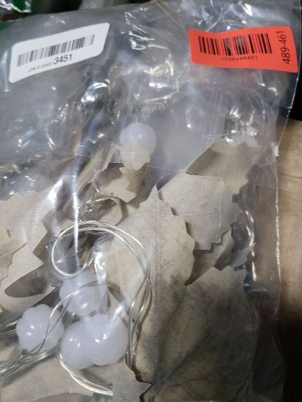 Photo 1 of 3 Pack 60LED Pumpkin Lights Thanksgiving Decorations - Fall Garland with 3D Pumpkin Enlarged Maples Leaf Battery Operated Pumpkin Decor Autumn Fall Halloween Thanksgiving Decor for Home Indoor Outdoor