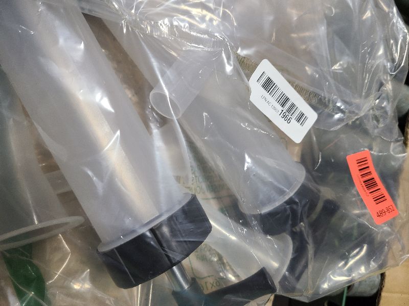 Photo 1 of 2 Set Sausage Stuffer, Plastic Meat Filler Funnel, Meat Stuffers Filler Sausage Press Filling Tools, Hot Dog Stuffer with 3 Size Filling Tubes for Holiday Christmas Household Use Camping Outdoor BBQ