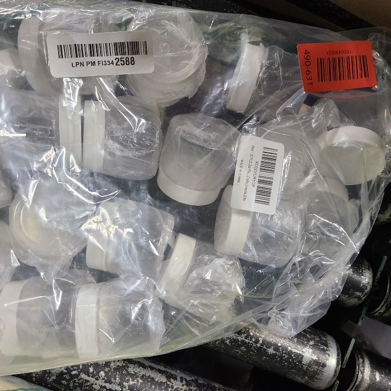 Photo 1 of 20 PCS 2oz Plastic Empty Jars with Lids(White),Wide-Mouth Refillable Storage Containers for Cosmetics,Empty Storage Container for Candy,Beads,Slime Making,Crafts,Creams,Gifts