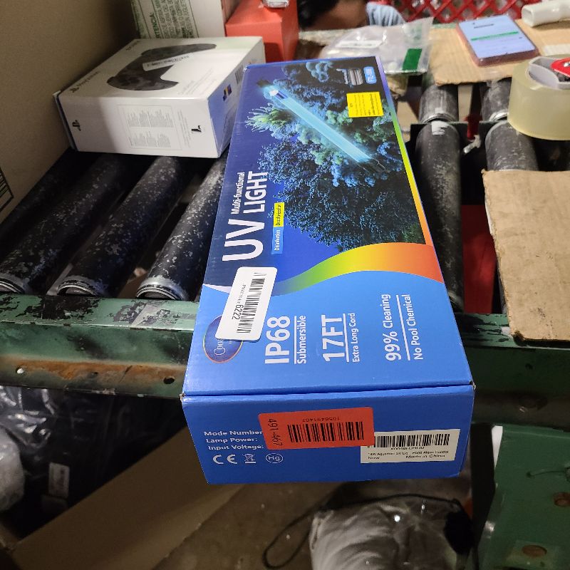 Photo 1 of 18W Aquarium UV Light for 100-1000 Gallon, UV Pond Water Clarifier for Koi Pond, Swimming Pool, Spa, Large Fish Tank, Cold Plunge UV Light for Pond Algae Control