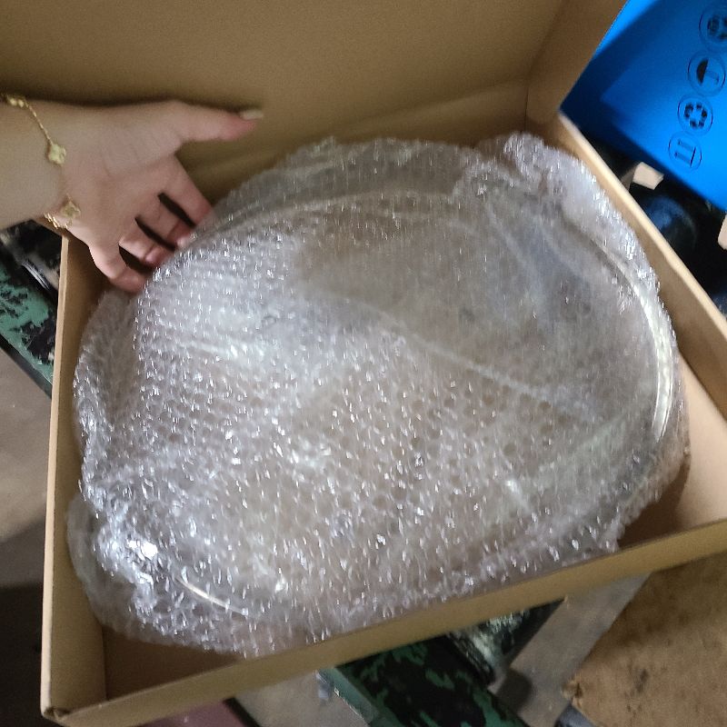 Photo 1 of 12 Inch Pan Lid - Glass Lid with Stainless Steel Handle for Frying Pan and Pots (12" Lid)