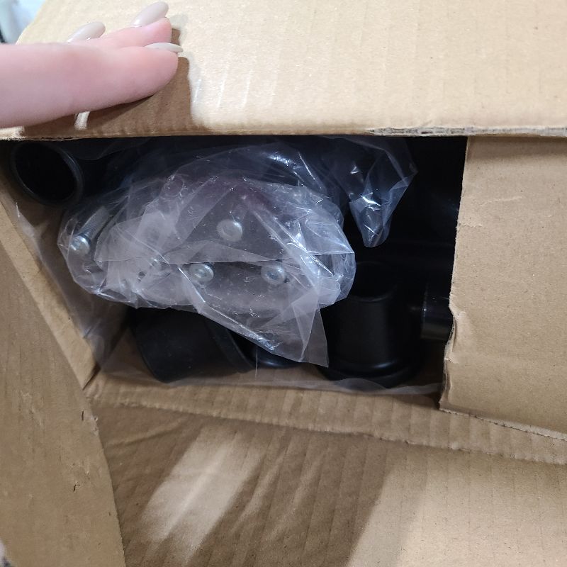 Photo 1 of 2 Step Stool with Handle for Elderly Heavy Duty Bed Steps for High Beds for Adults Two Step Stools for Seniors with Adjustable Handrail Non-Skid Platform LED Light Foot Stool for Kitchen Room (Black)