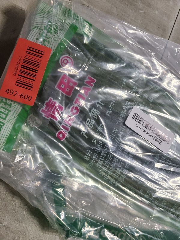 Photo 1 of 100 pcs Fresh Banana Leaves for Cooking,Large Leaf Zongzi Bamboo Leaves,Banaba Leaf Sushi Decoration for Food,Green Bamboo Leave Vacuum Packing